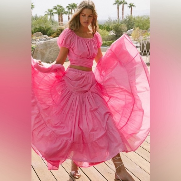 TRADE// SPELL Azalea Tiered Skirt and Top Set - Picture 2 of 12